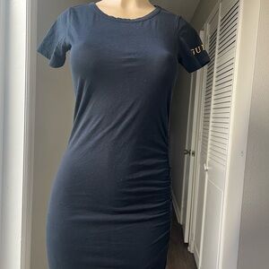GUESS  black  Ruched  dress
